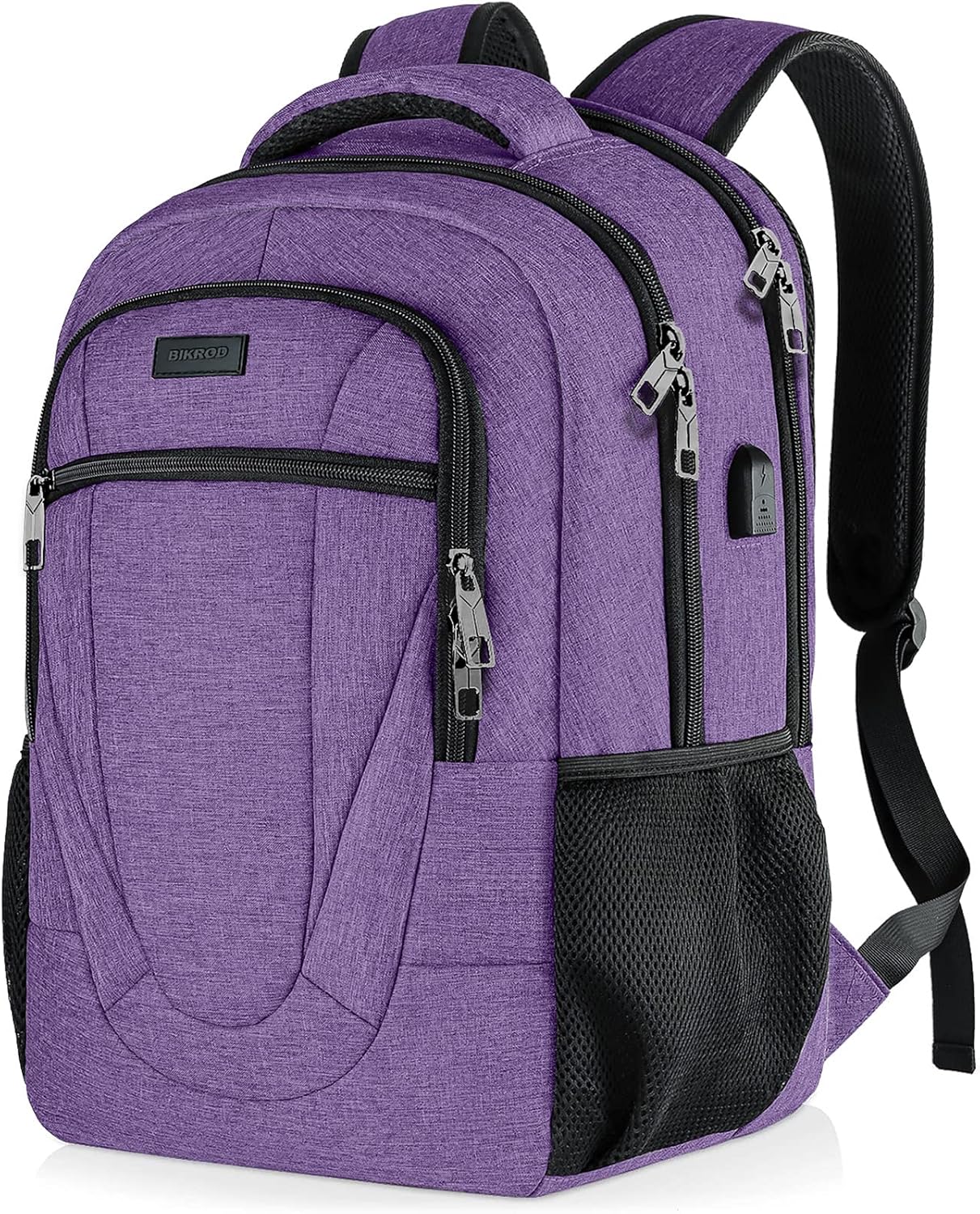 BIKROD Backpack for Men Women with USB Charging Port and Anti Theft