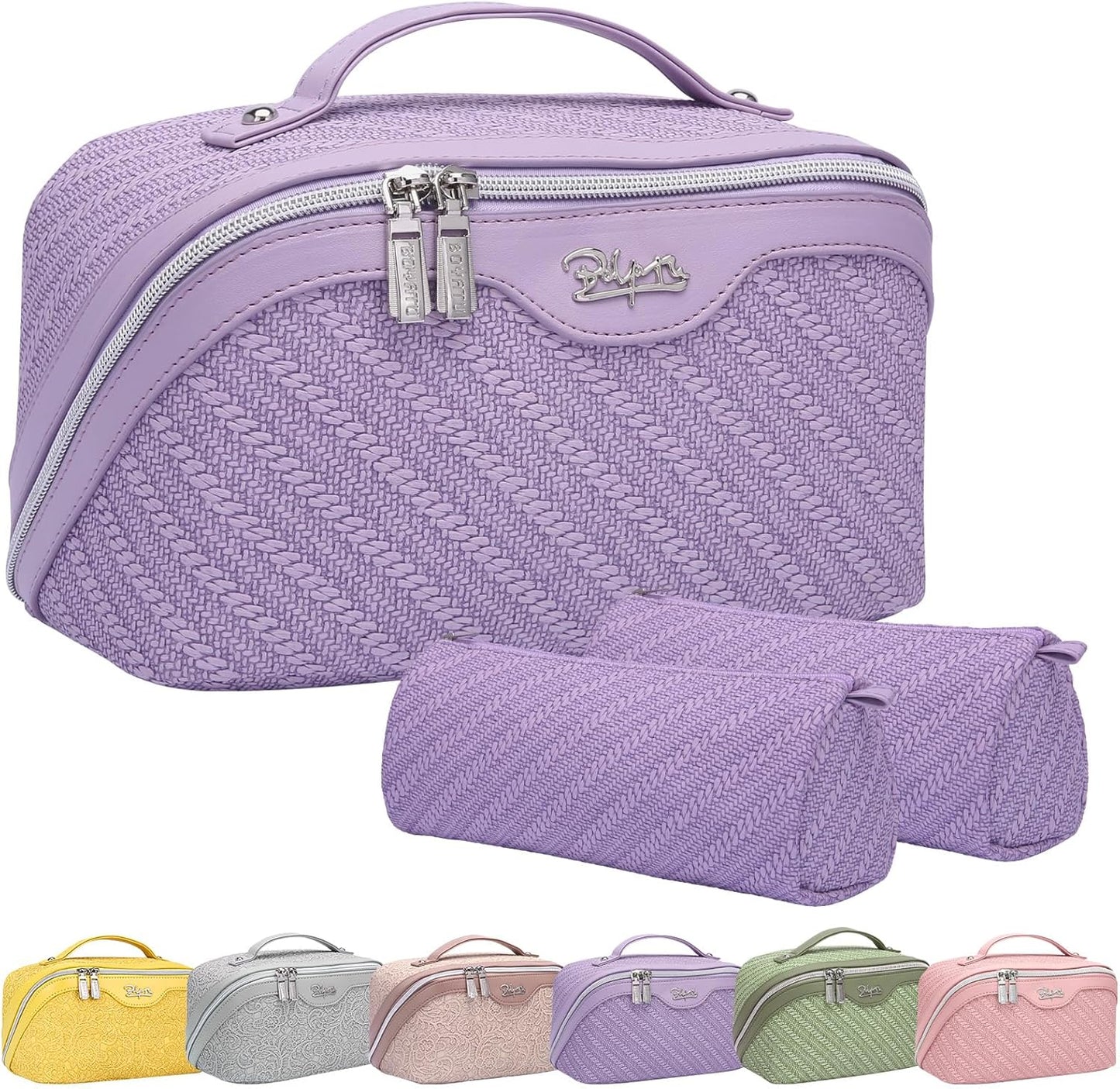 BOYATU Travel Makeup Bags for Women - Large Cosmetic Bag Set