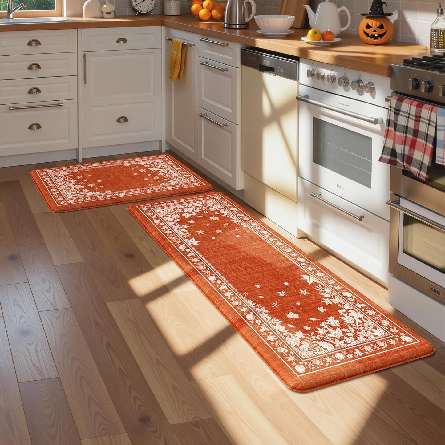 KIMODE Anti Fatigue Mats for Kitchen Floor with Fall Design