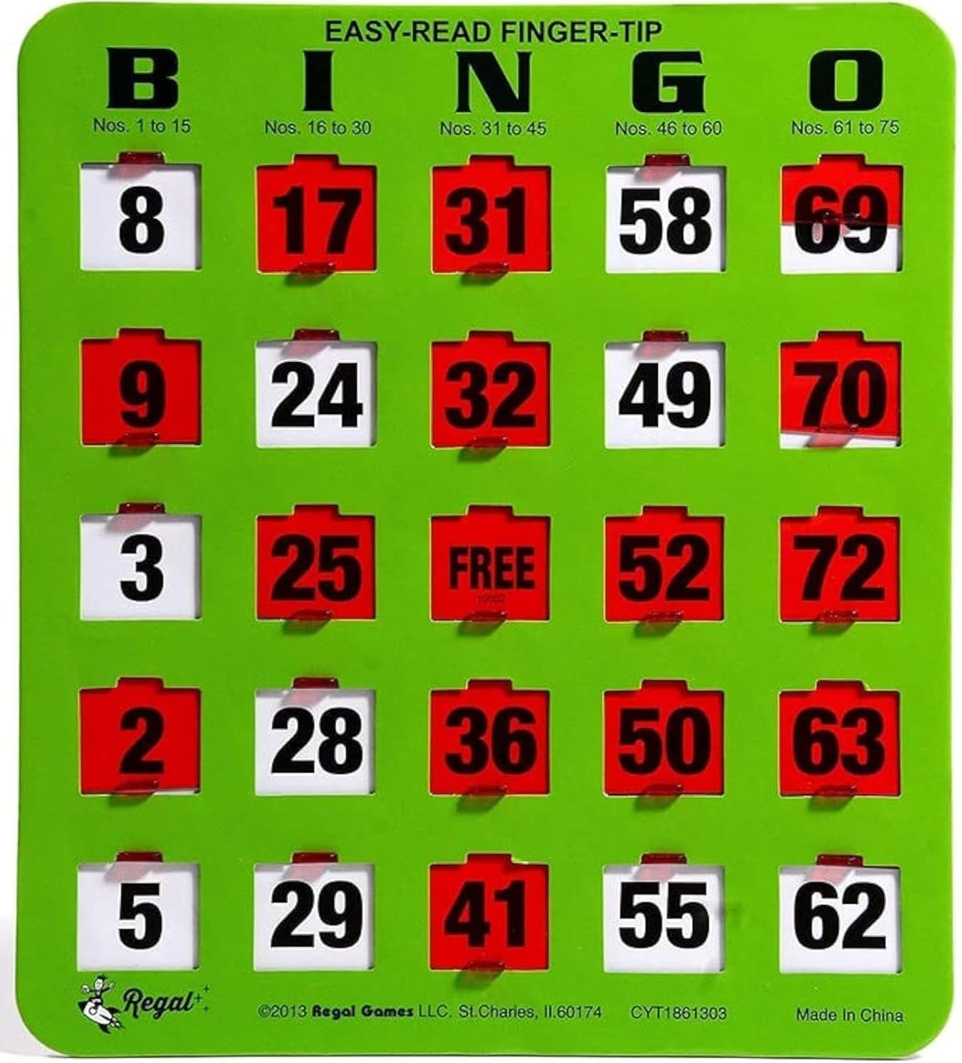 Shutter Slide Bingo Cards - Perfect for Large Groups and Fun