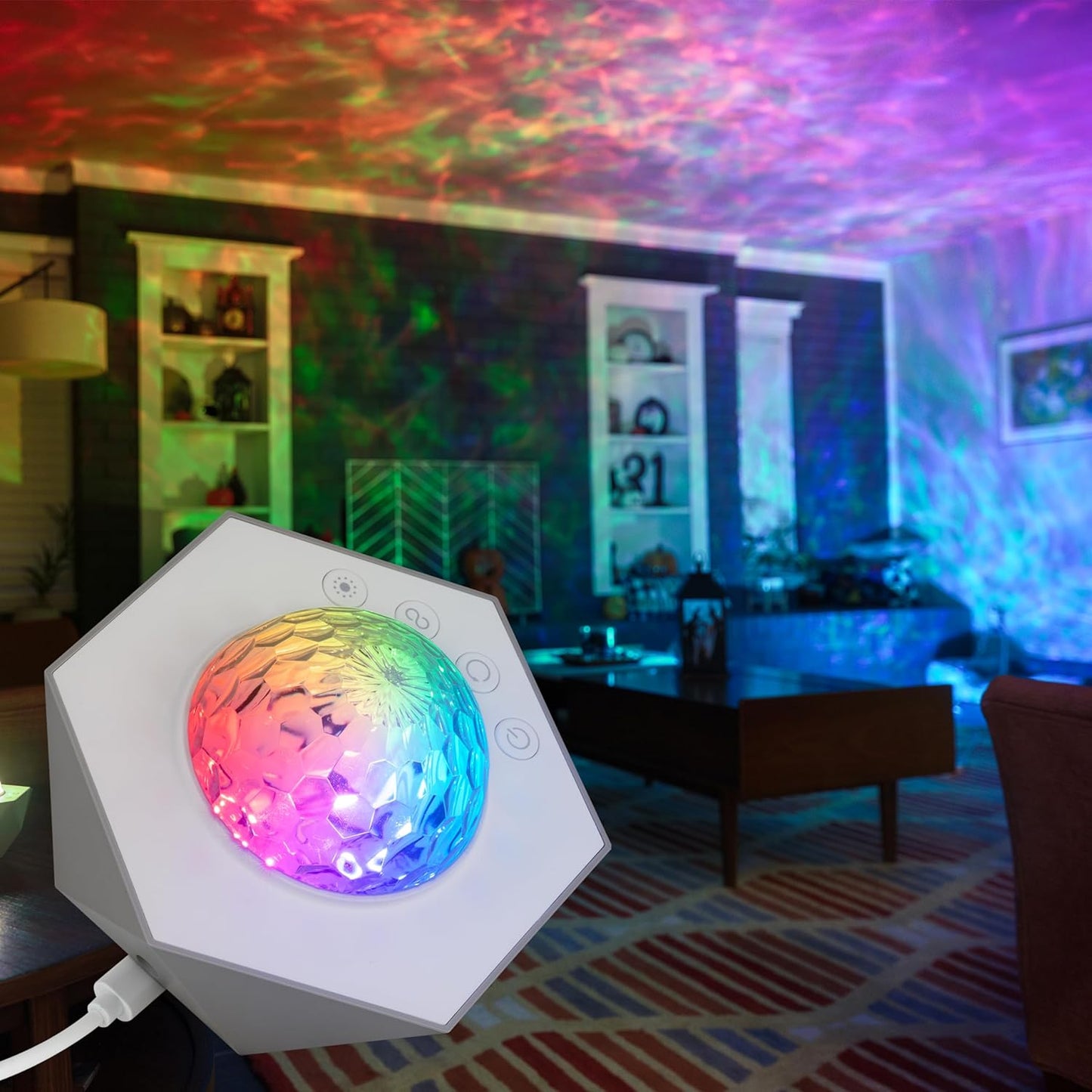 Enbrighten Galaxy Night Light: 15 Color Combinations