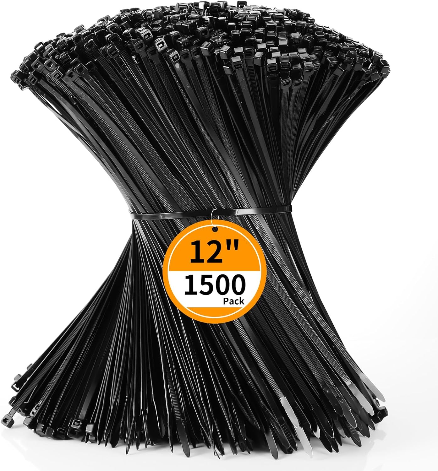 Heavy Duty 12 Inch Cable Zip Ties for Indoor and Outdoor Use