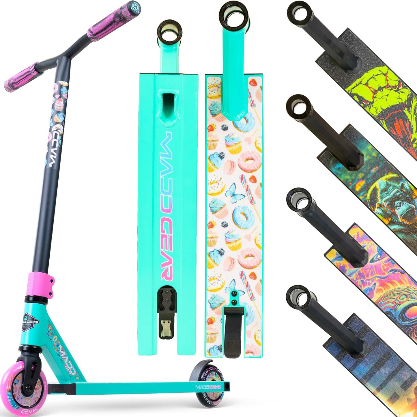 Pro Stunt Trick Scooter for Kids Ages 5-12 by Madd Gear