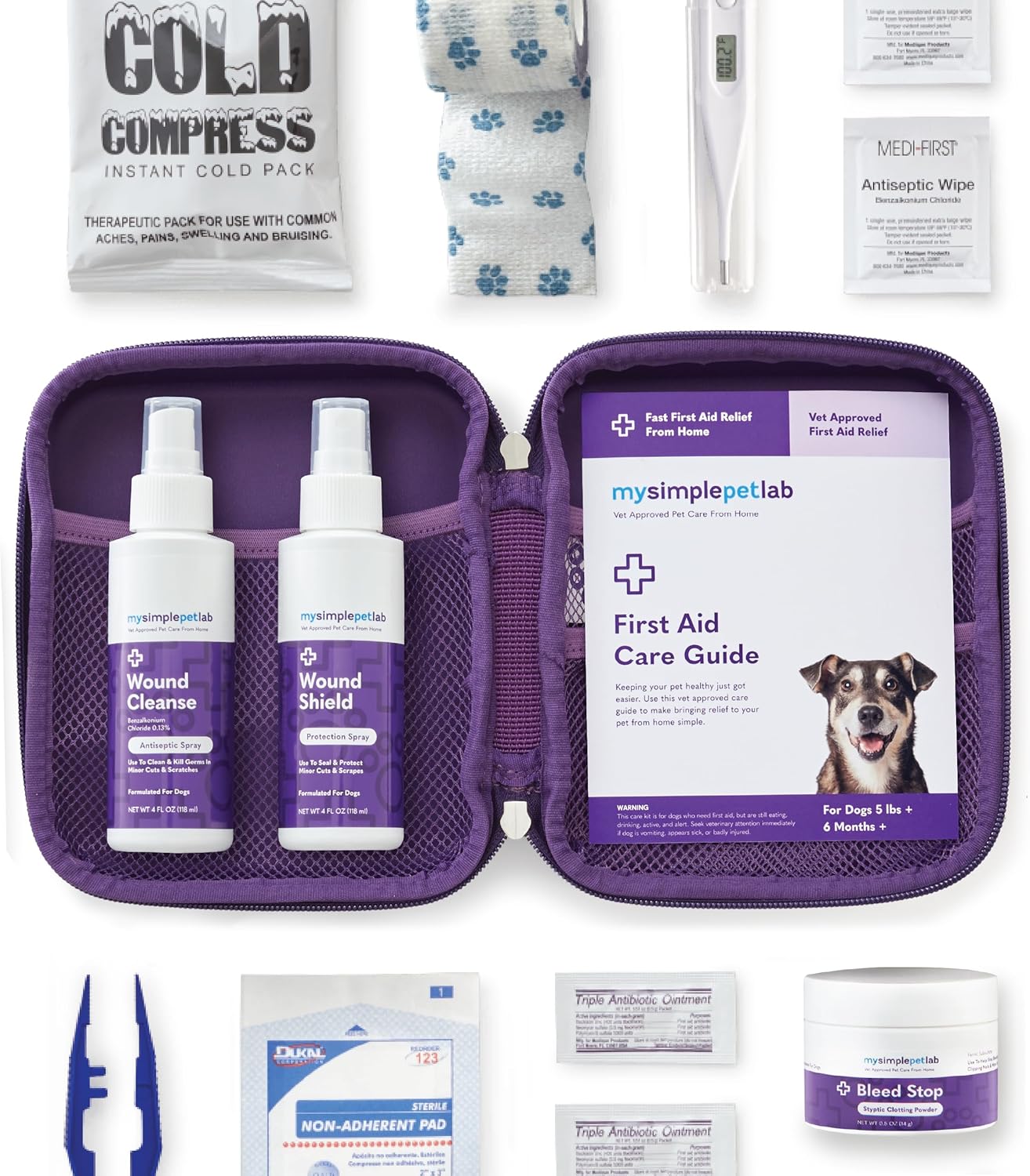 MySimplePetLab Dog Mini First Aid Kit