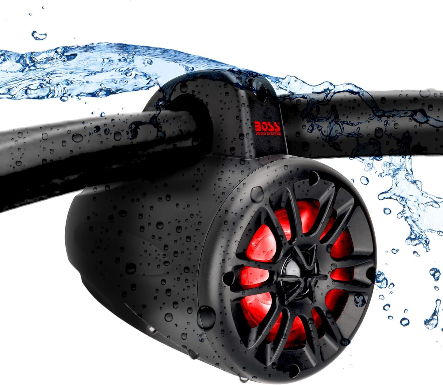 BOSS MRWT40RGB Marine Speakers - Multicolor Illumination