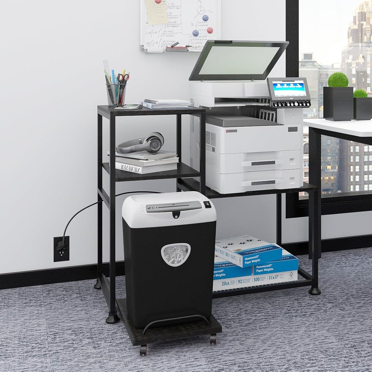 Natwind Printer Stand with Power Outlet