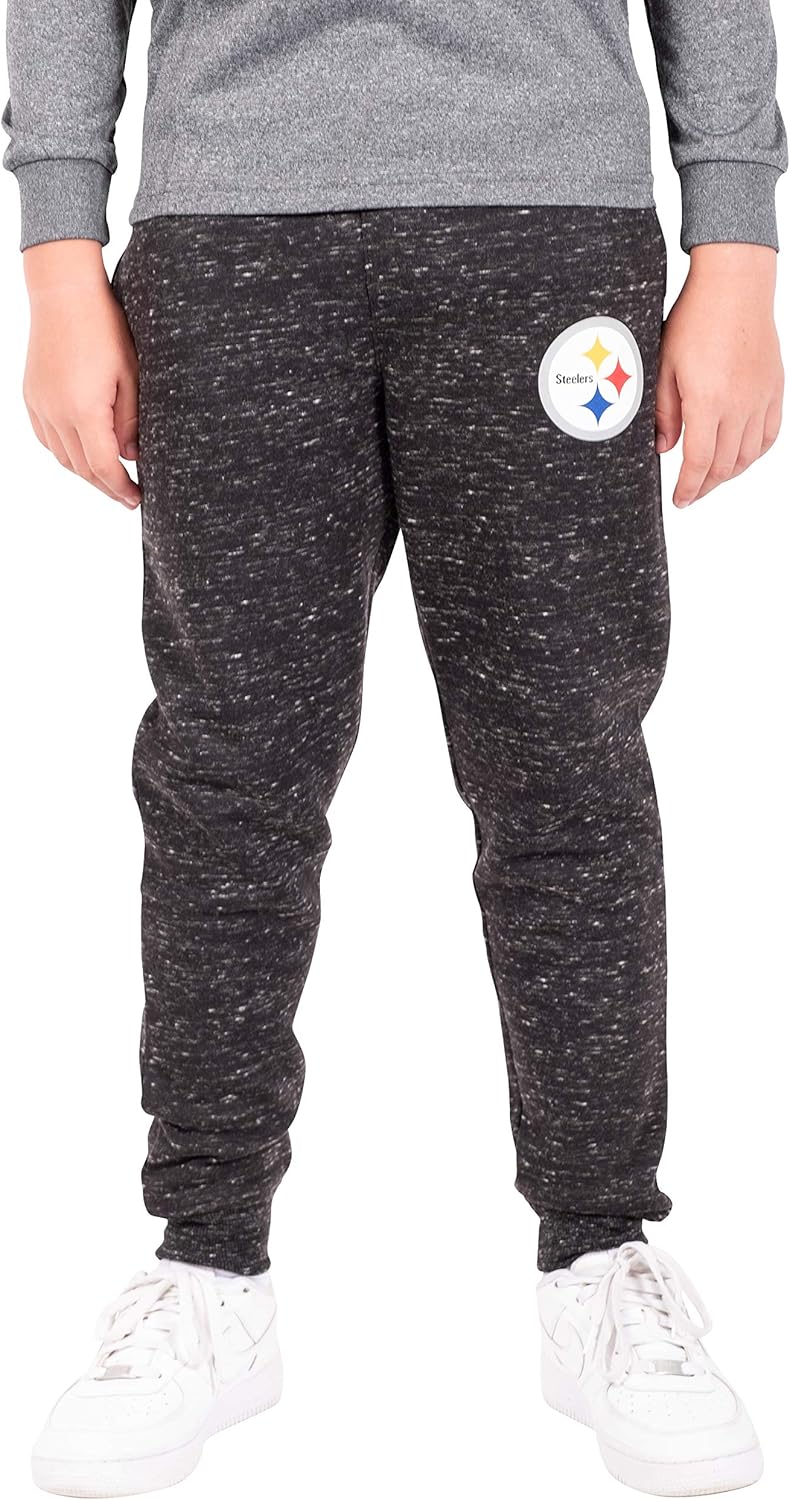 Ultra Game Boys' NFL Black Snow Fleece Jogger Sweatpants Review