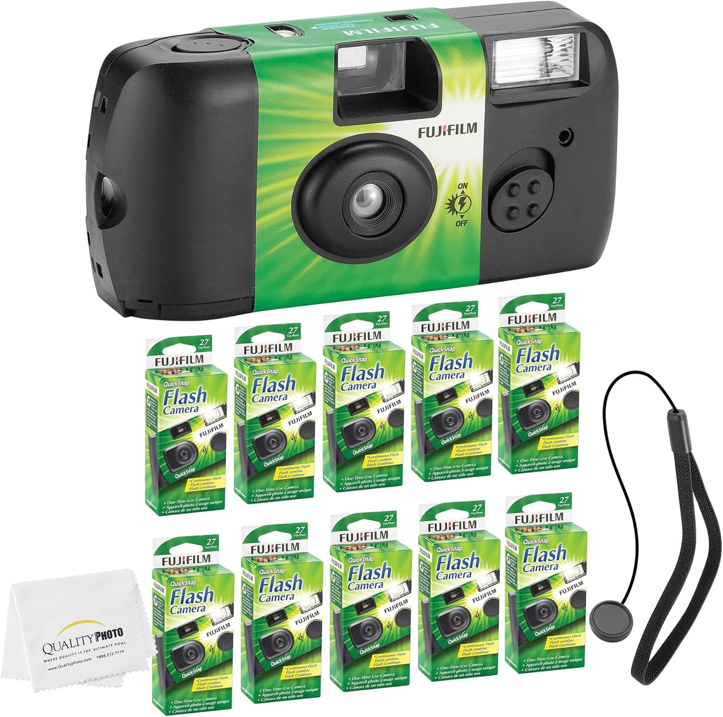 Fujifilm QuickSnap Flash 400 Disposable Camera for Memories