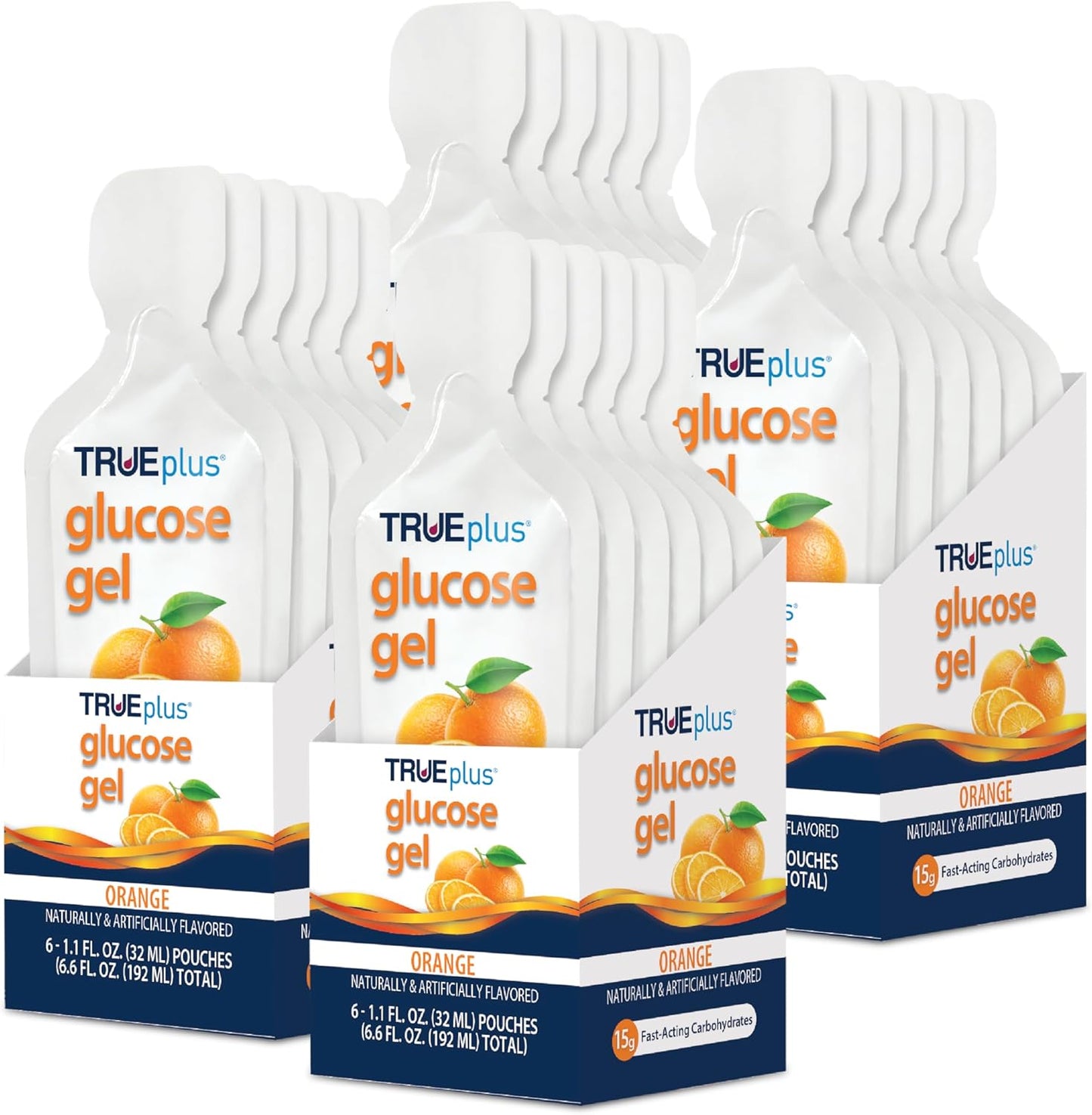 TRUEplus Glucose Gel Pouch for Quick Low Blood Sugar Support