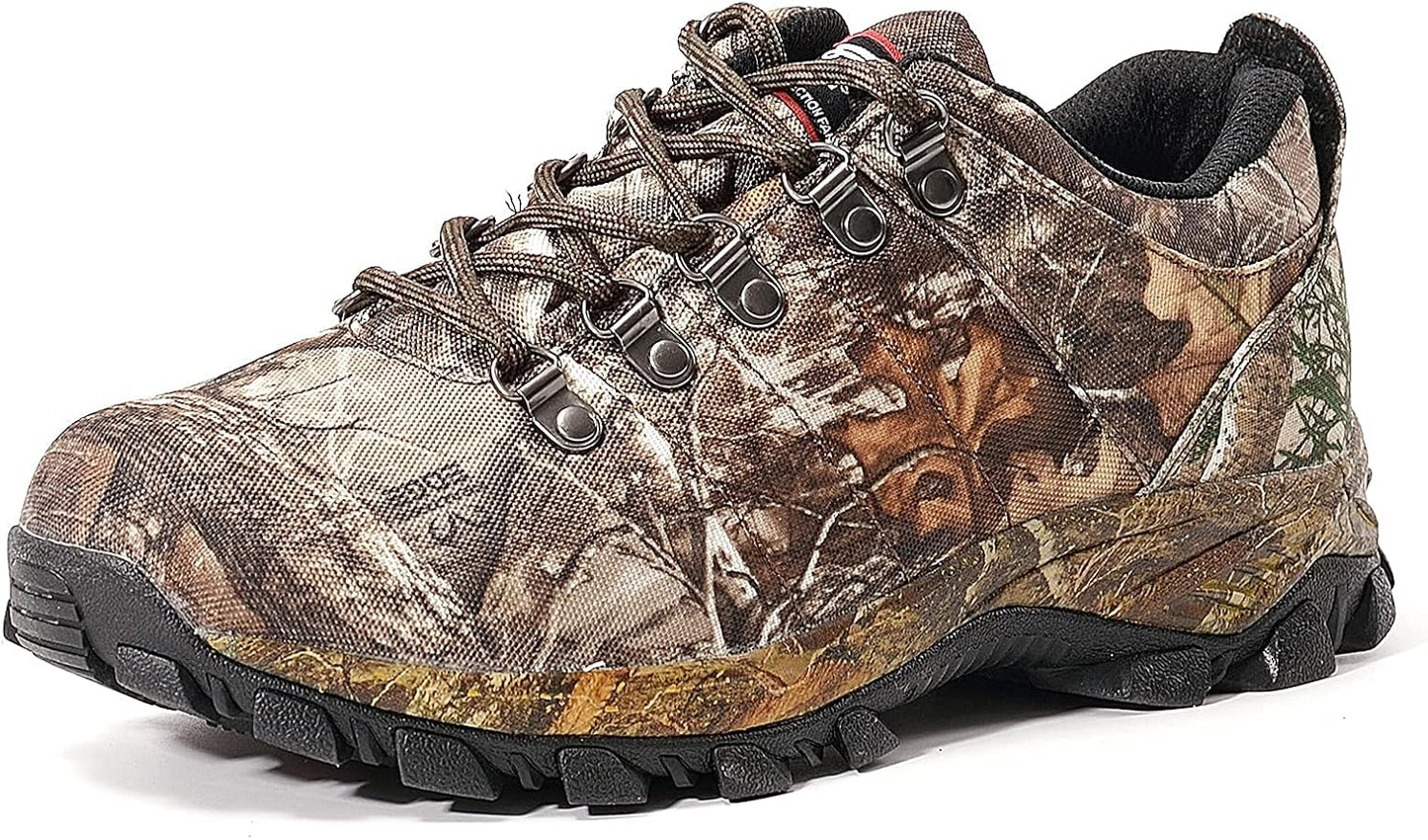8 Fans Waterproof Hiking Shoes - Lightweight Camo Sneakers