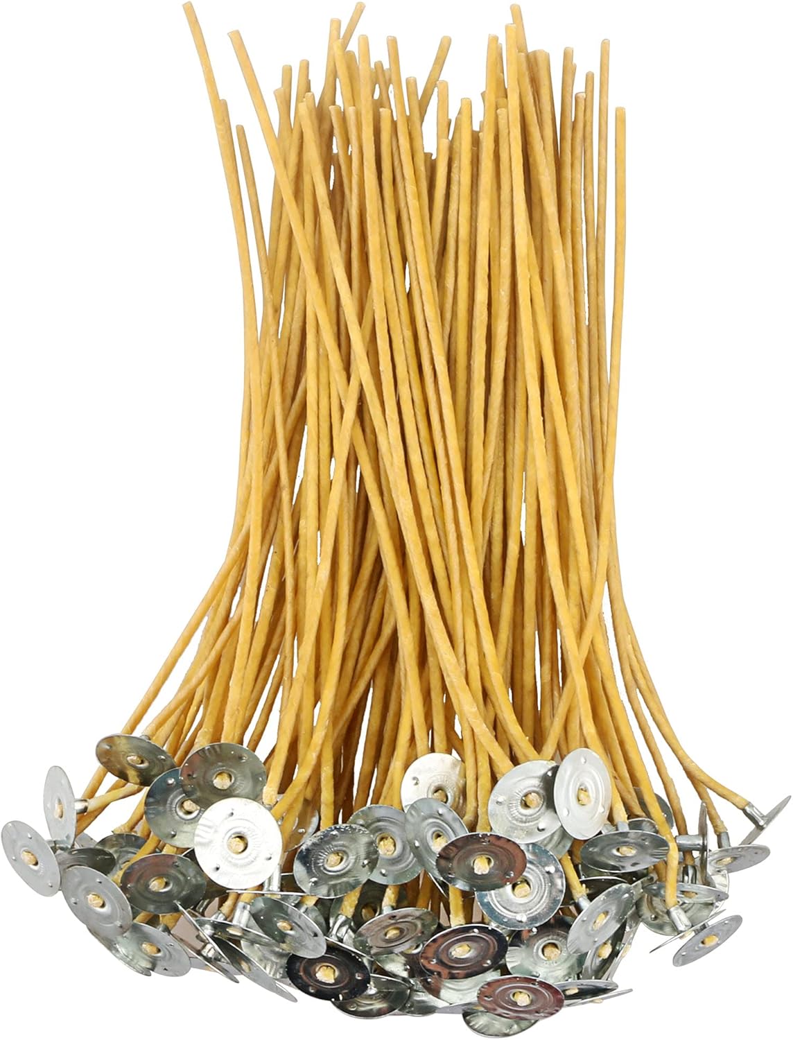 100 Natural Beeswax Hemp Wicks - 10 x 3mm