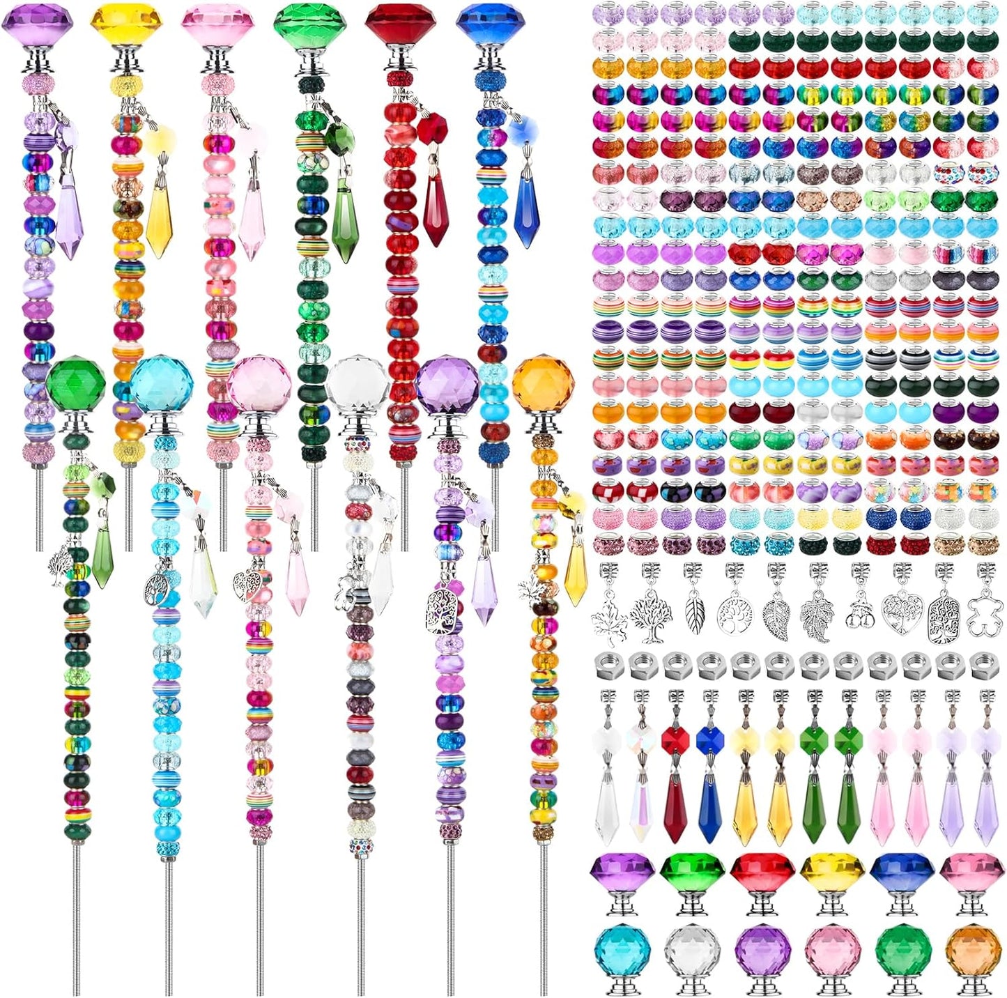 DIY Fairy Wand Beaded Garden Stakes Kit for Creative Fun