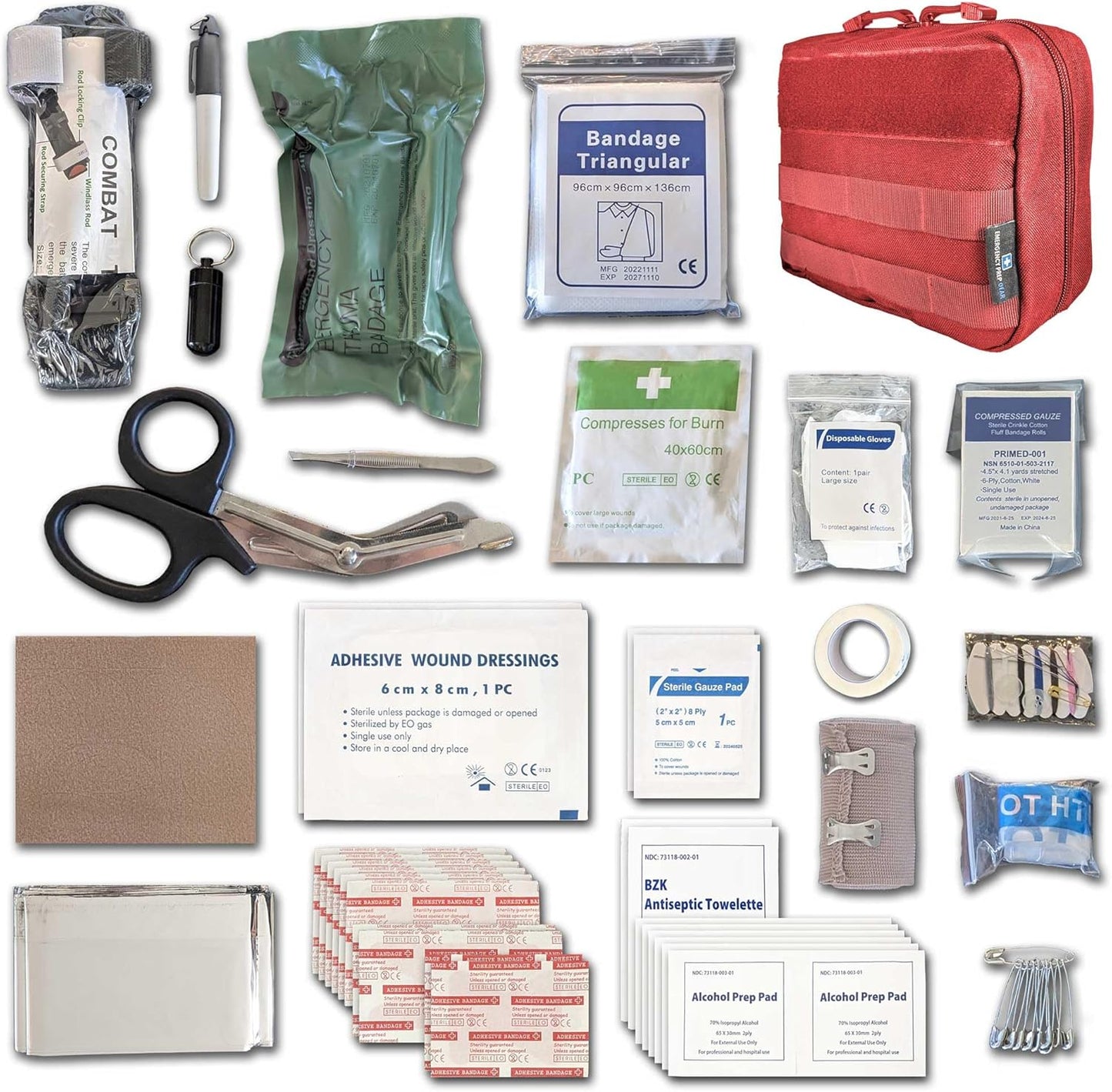 Compact 60 Pc Field First Aid Kit - Emergency Essential