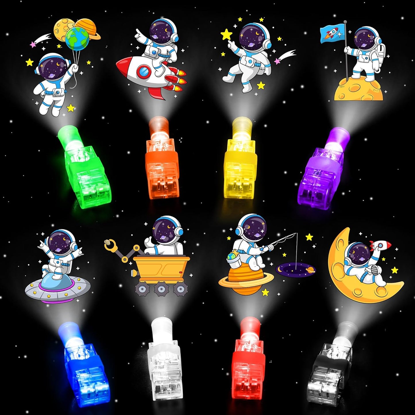 Glowing Space Finger Lights for Kids