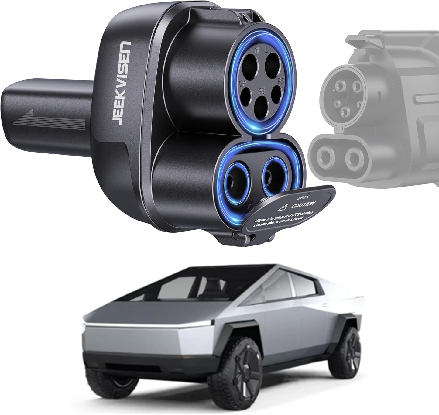 Tesla Cybertruck Fast Charger Adapter by JEEKVISEN