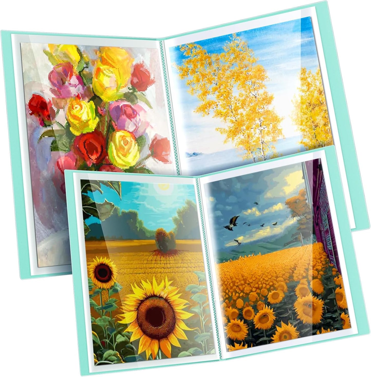 60 Pages Diamond Painting Storage Book for A2 and A3 Sizes
