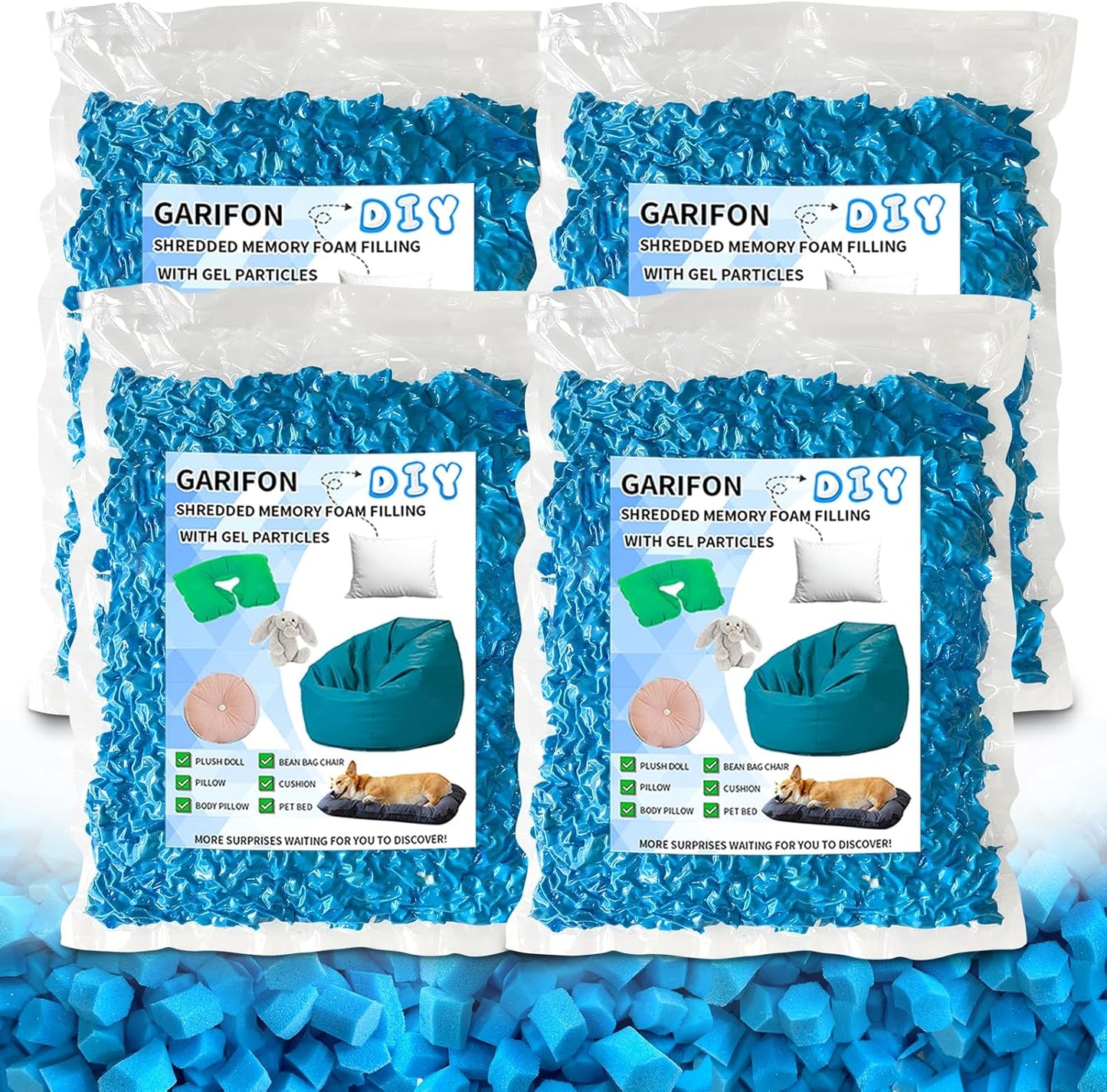 20lbs Bean Bag Filler for Ultimate Comfort and Support