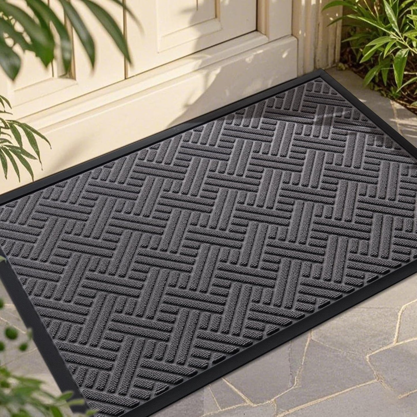Heavy Duty Absorbent Door Mat for Indoor Outdoor Use
