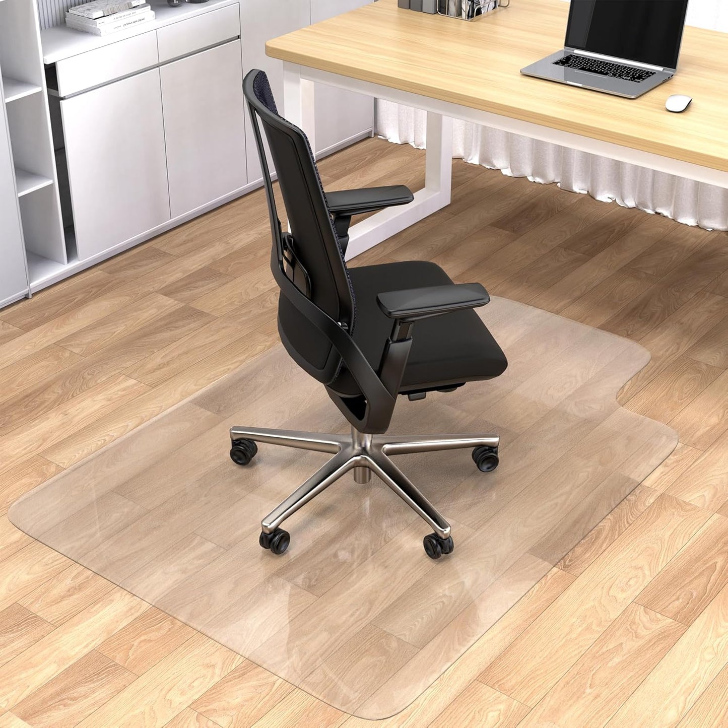 BesWin 36x48 Easy Glide Office Chair Mat - Heavy Duty Floor Protector