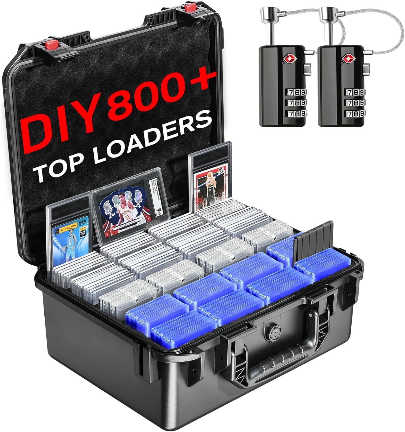 Graded Card Case Storage Box for Trading Cards and Collectors