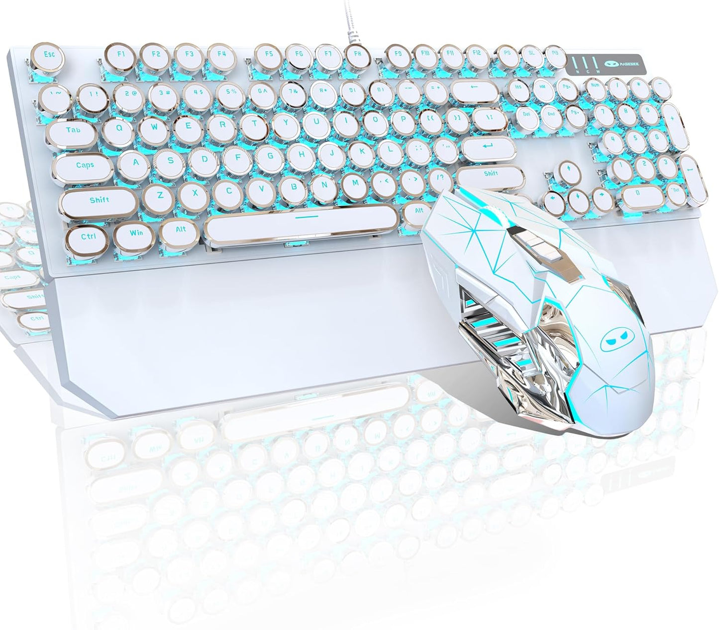 Retro Punk Mechanical Gaming Combo by MageGee