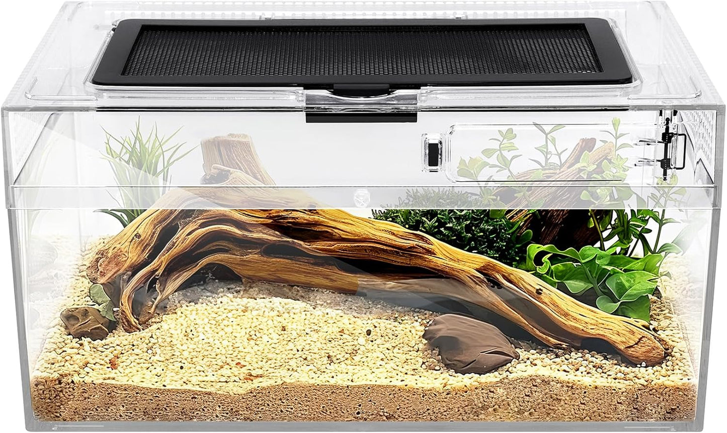 Reptile PC Terrarium for Leopard Gecko, Frog, and More