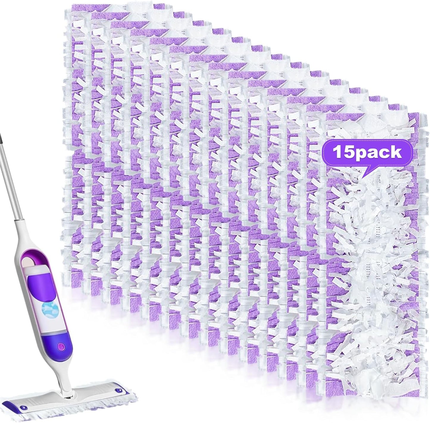 15 Pack Swiffer PowerMop Refill Pads - Superior Floor Cleaning