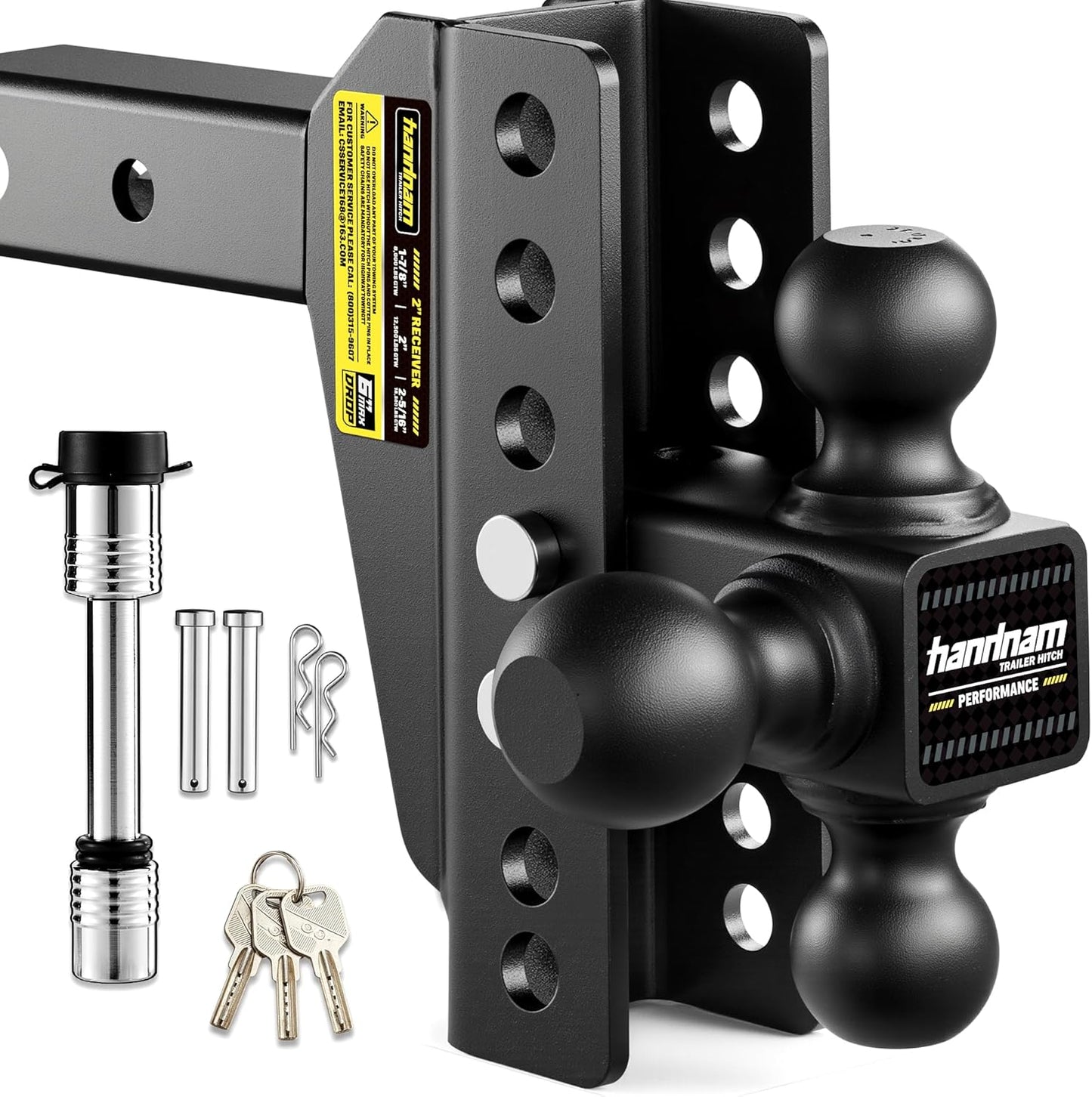 Drop Hitch Adjustable Trailer Hitch for Heavy Towing Needs