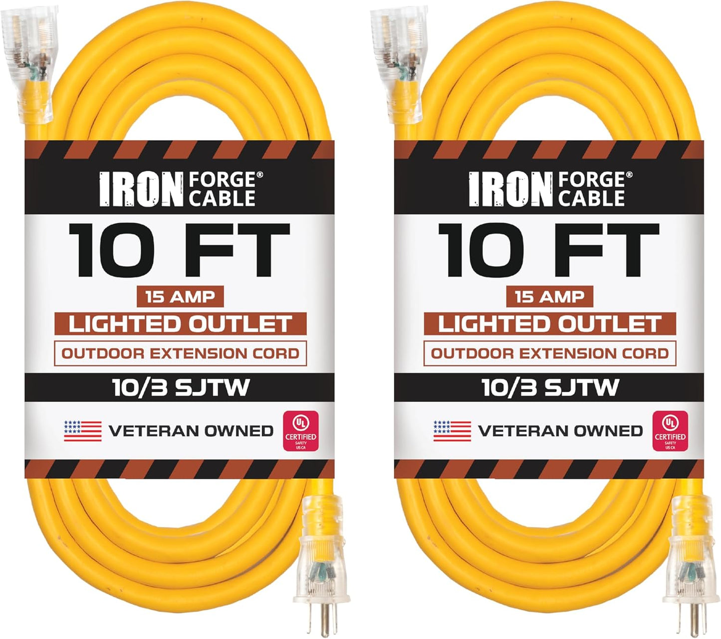 Iron Forge Cable 10 Ft Heavy Duty Outdoor Extension Cord Review