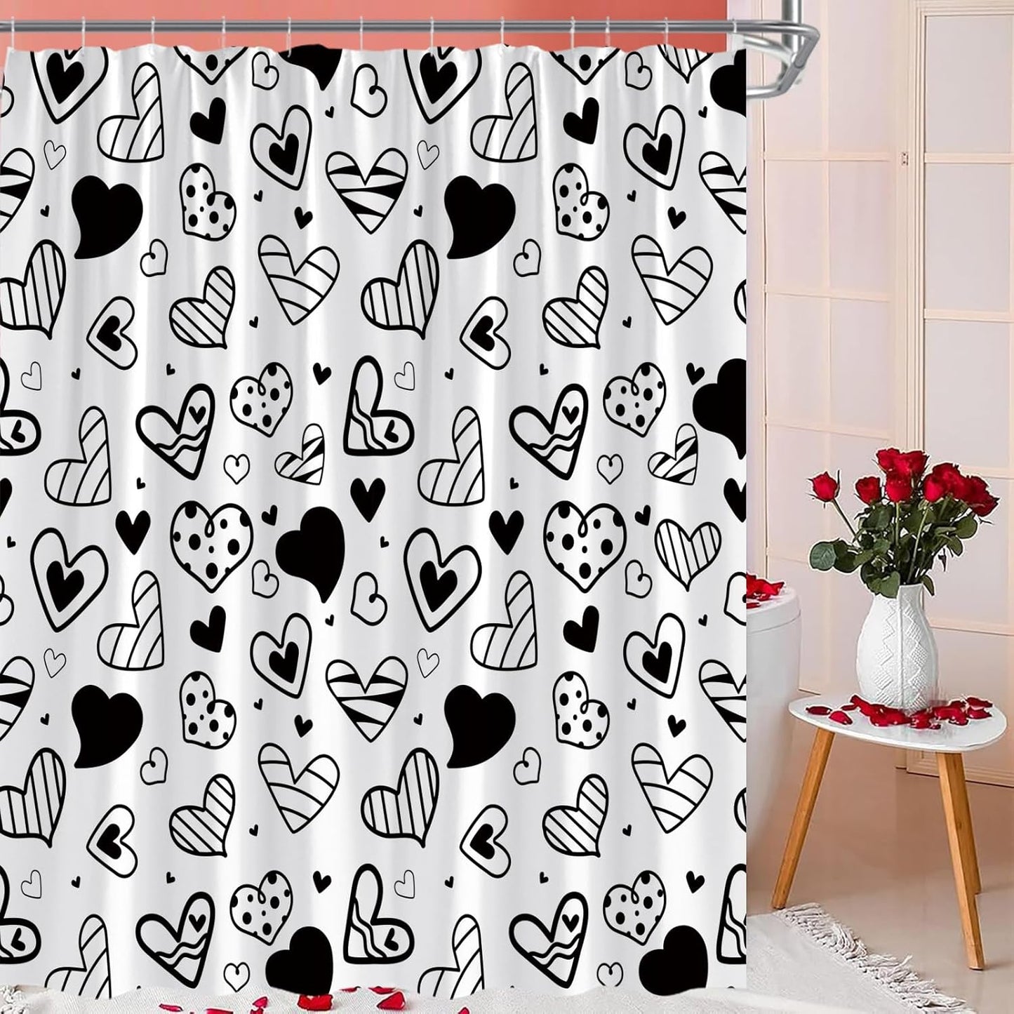 Sweetheart Love Valentine's Shower Curtain