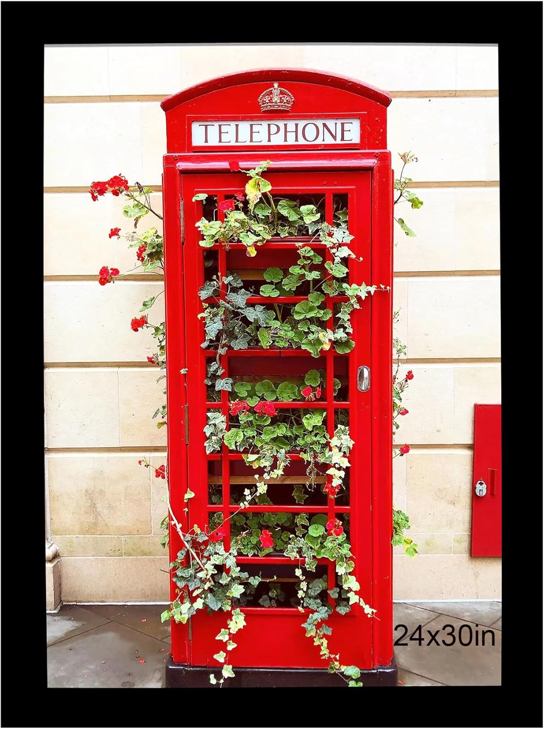 24x30 Picture Frame Black for Wall Hanging Displaying Art