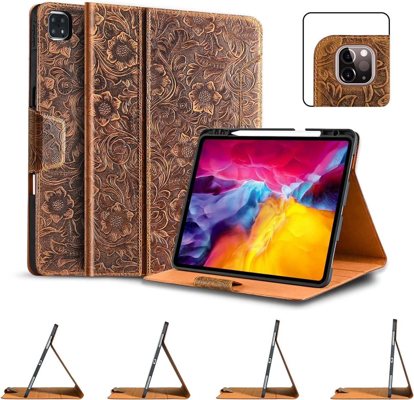 Gexmil Leather Case for iPad Pro 12.9 Inch - Stylish Protection