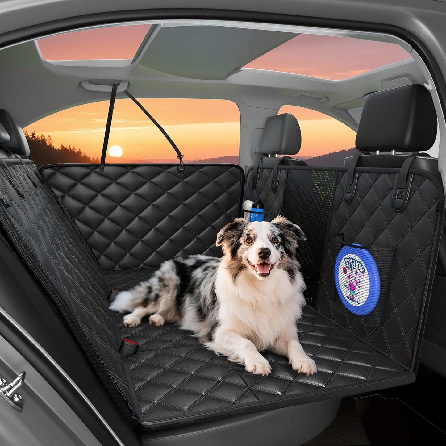 Dog Car Seat Cover for Back Seat - Waterproof and Scratch Resistant