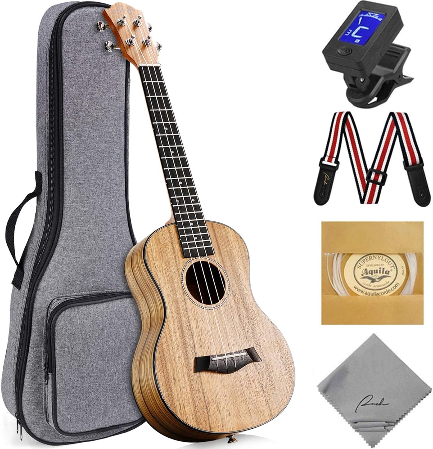 Ranch Tenor Ukulele 26 inch Professional Beginner Kit Bundle