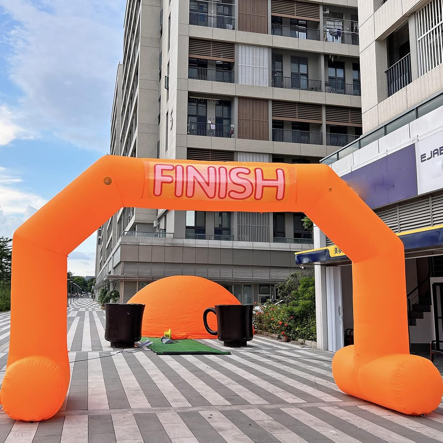 20ft Inflatable Arch for Race Events with Powerful Blower