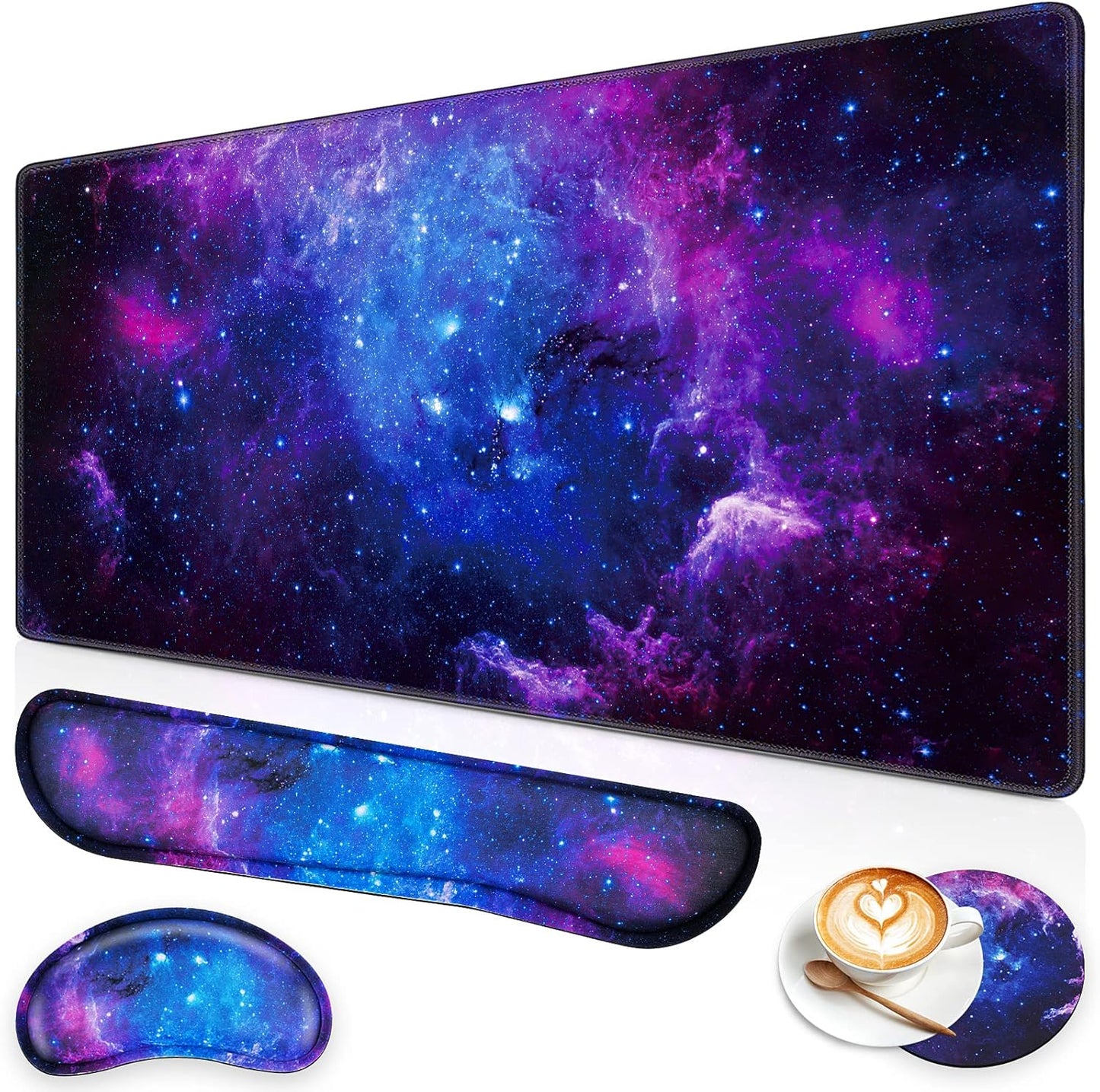 Canjoy 4-in-1 XXL Gaming Mouse Pad Set