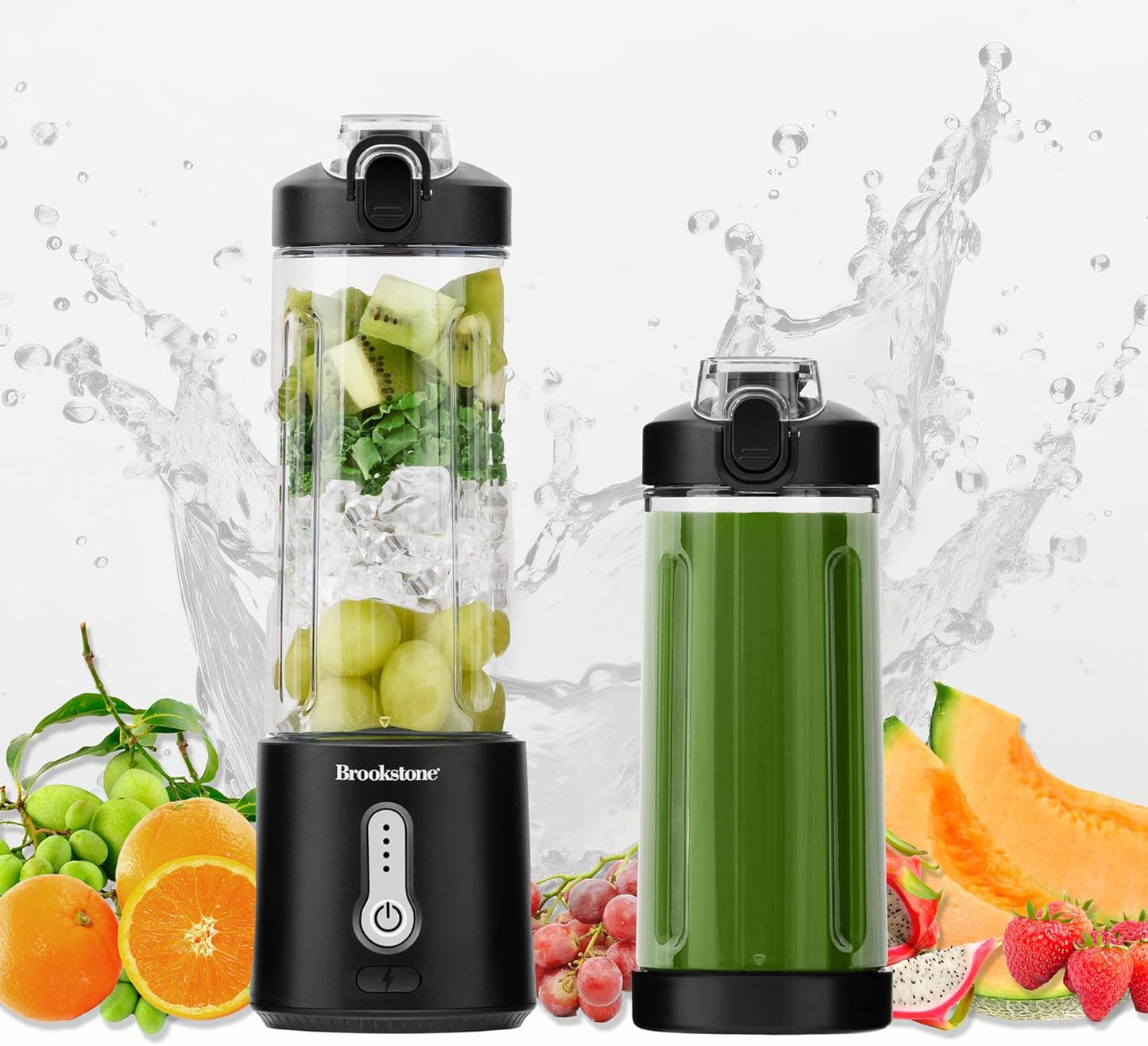 Brookstone 500mL Portable Blender - On-the-Go Powerhouse