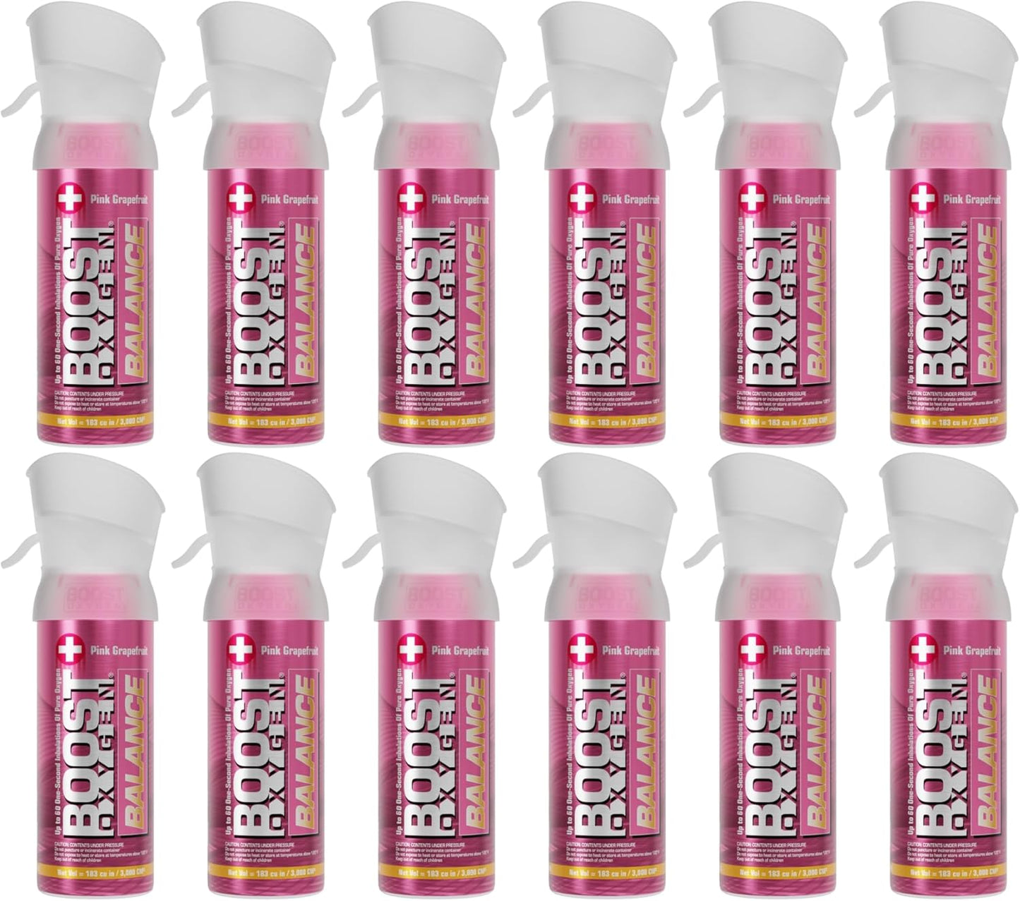 Boost Oxygen Pocket Size Balance Pink Grapefruit Aroma Canister