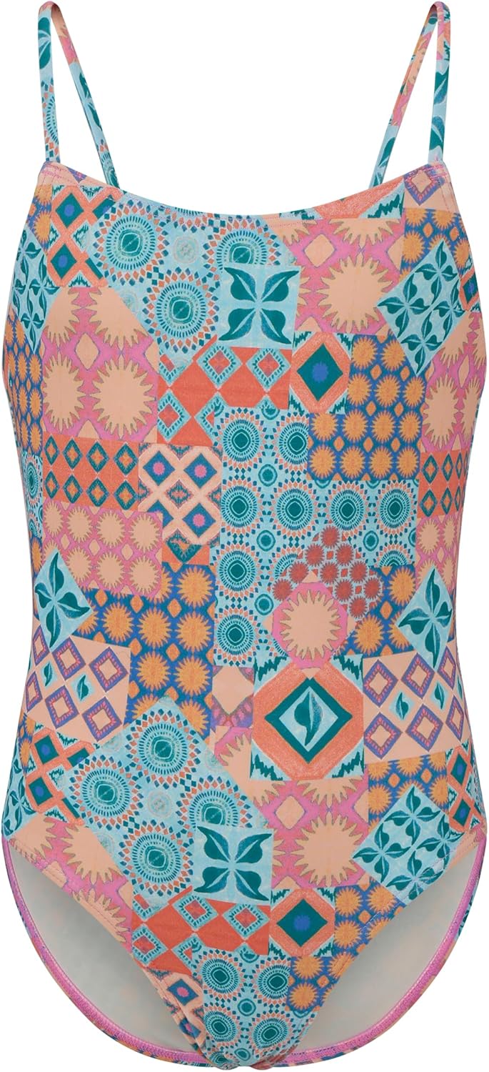 Billabong Girls One-Piece Swimsuit with UPF 50+ Sun Protection