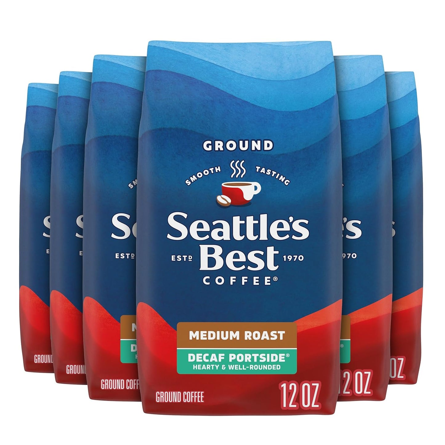 Seattle's Best Coffee Decaf Portside Blend Medium Roast 12oz