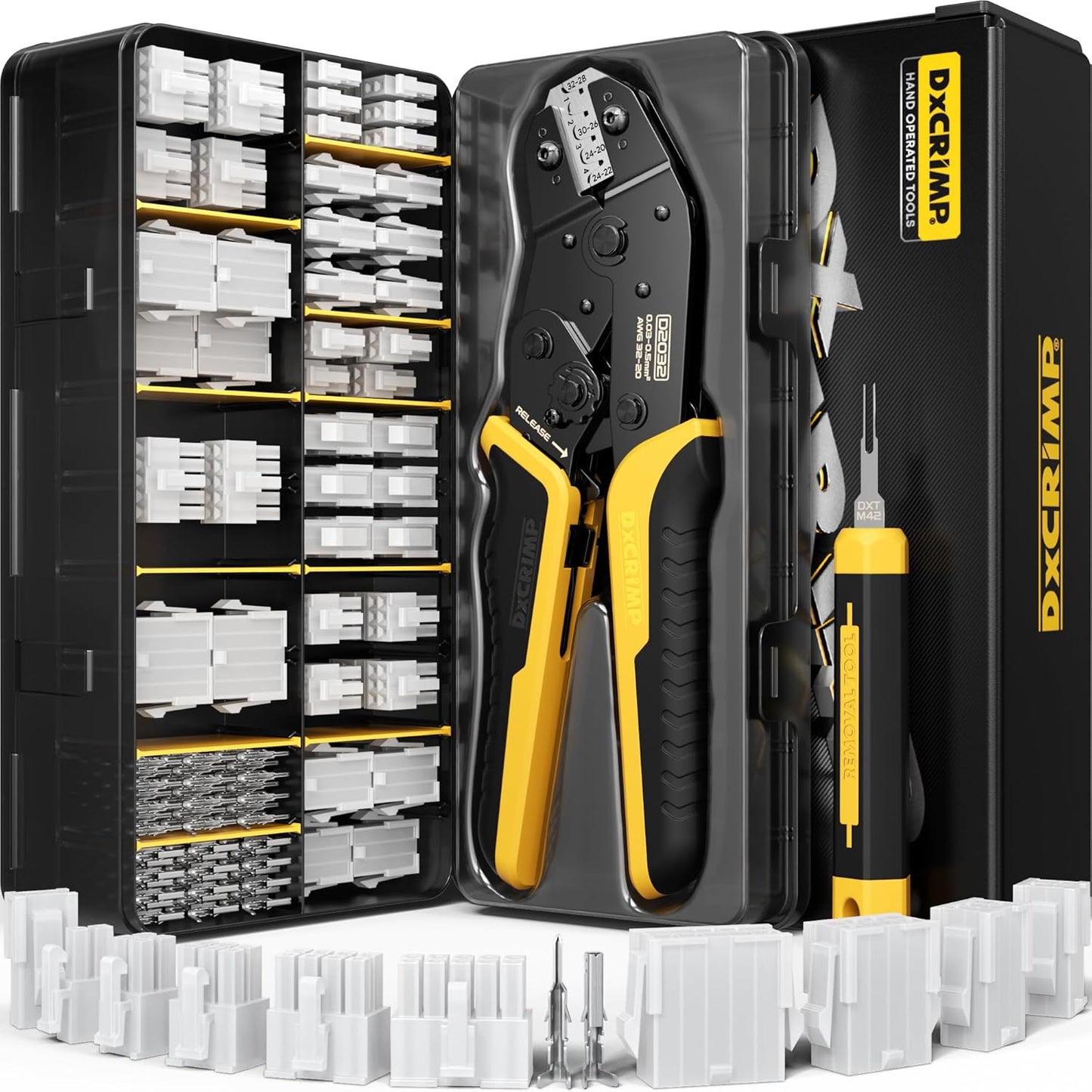 Crimp Tool Mini-Fit Jr Kit for 2-10 Pin Connectors and More