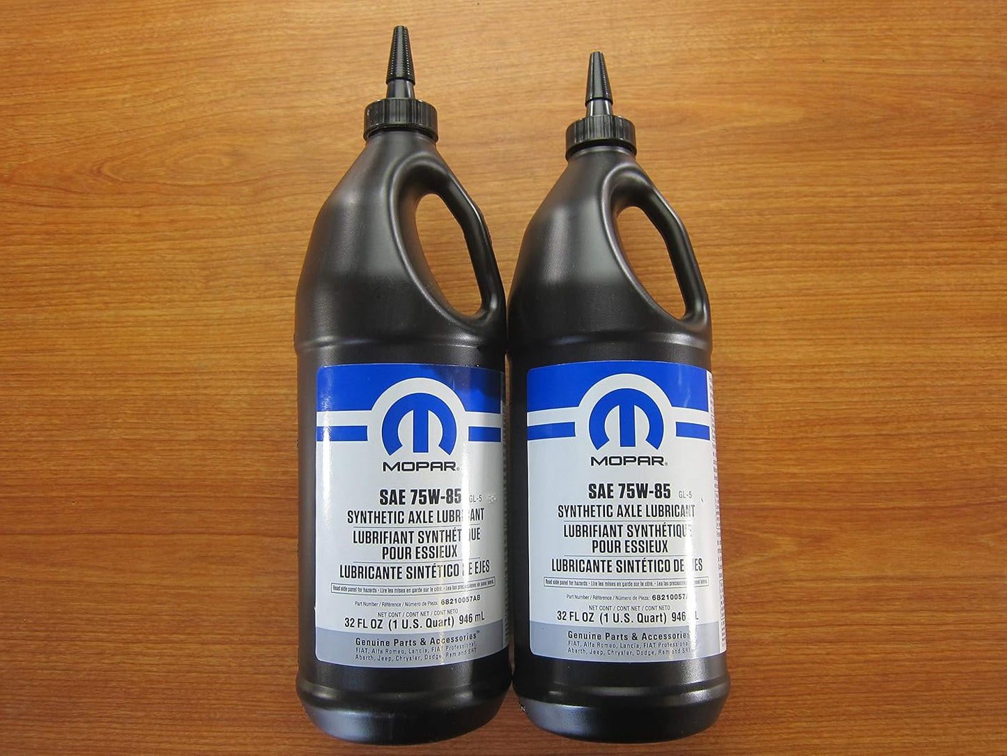 Chrysler Dodge Jeep Ram 2 Quarts SAE 75W-85 Synthetic Axle Oil