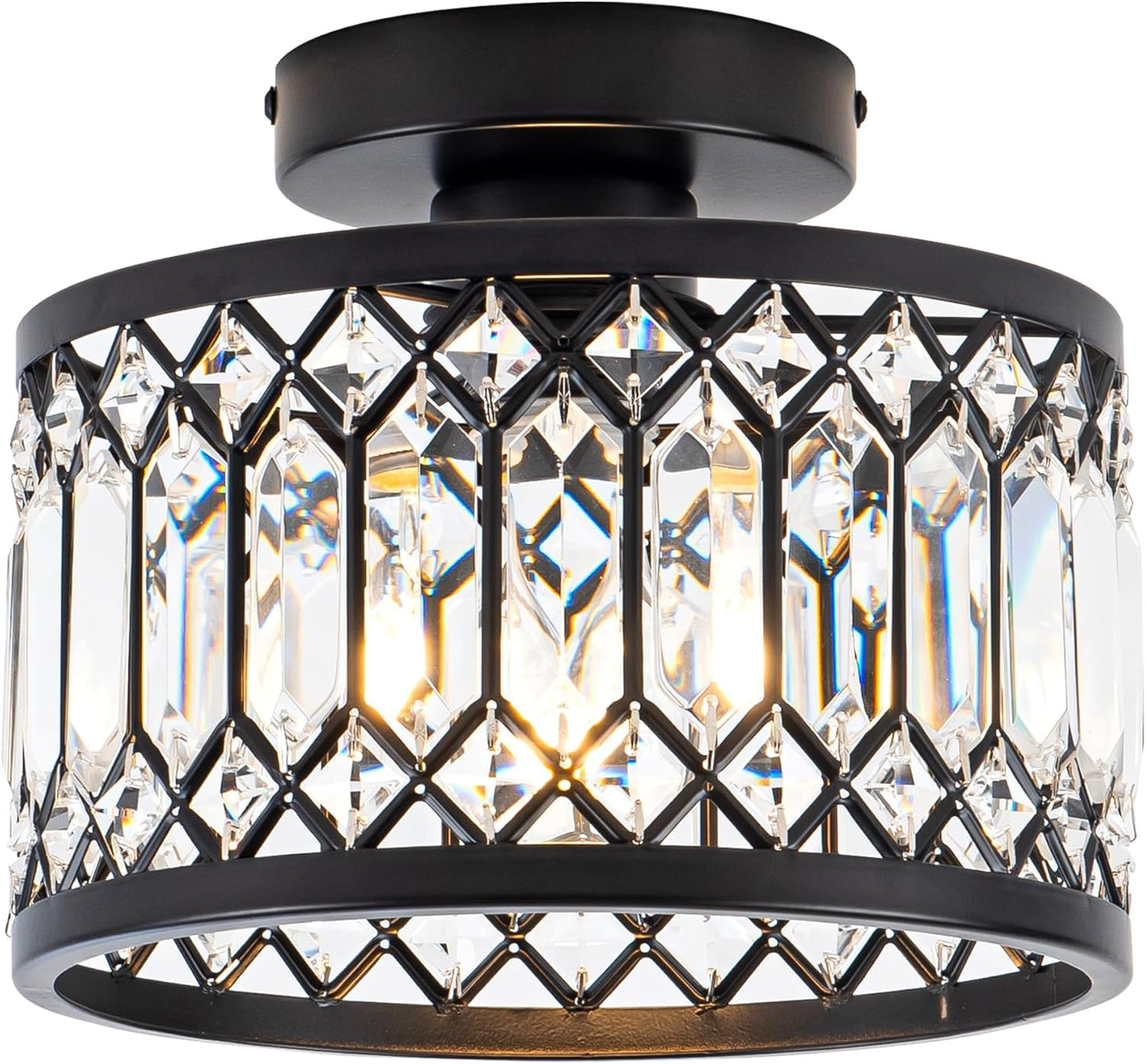 Modern Crystal Ceiling Light Fixture for Elegant Home Decor