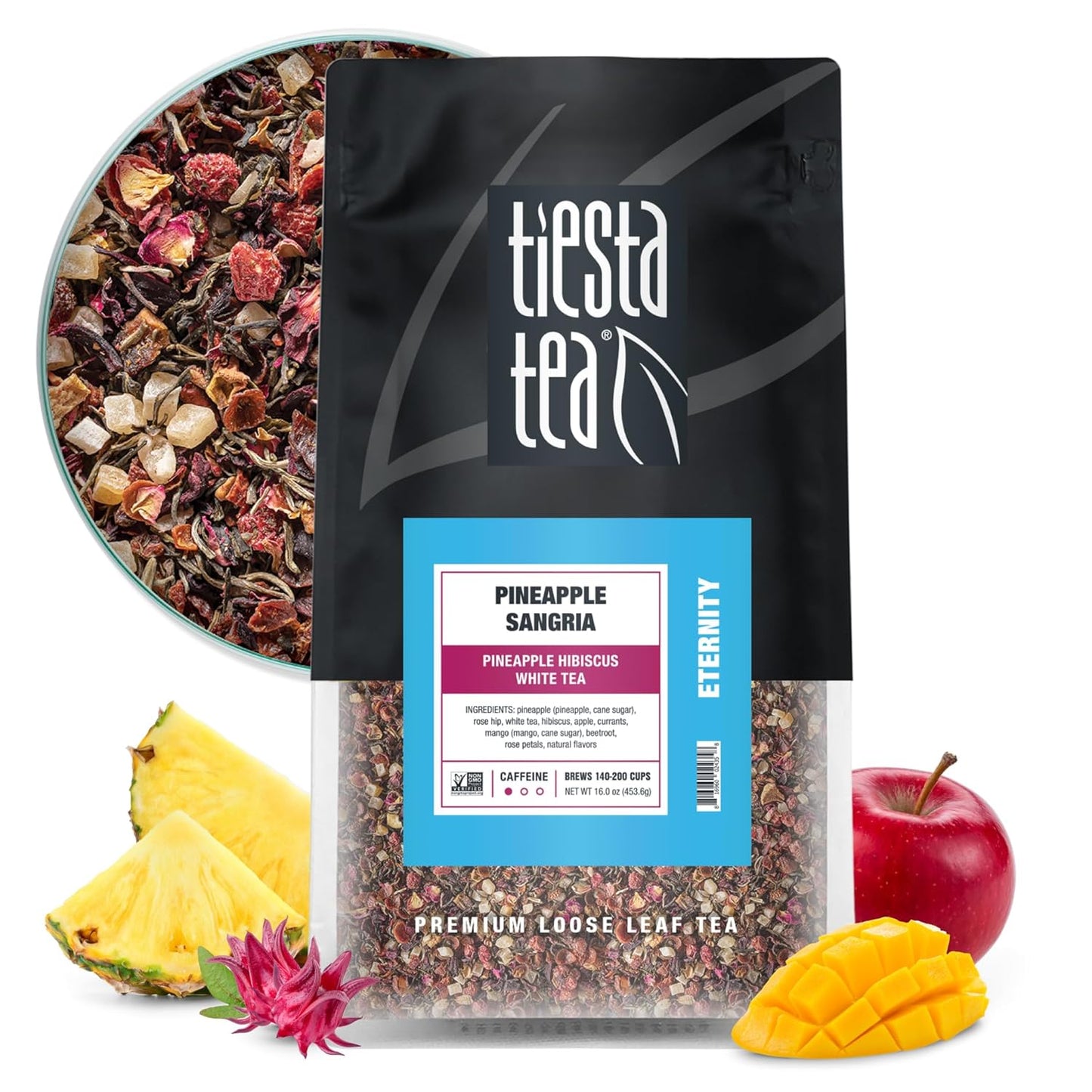 Tiesta Tea Pineapple Sangria Loose Leaf Tea for Refreshing Sips
