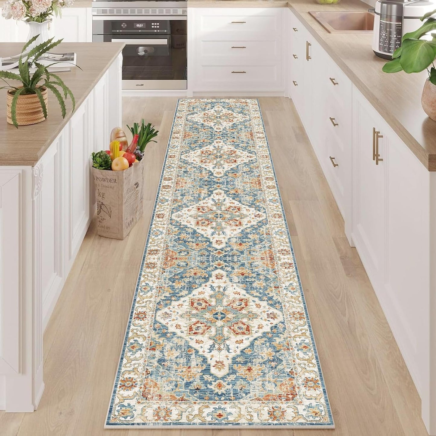 Enkor Runner Rugs for Hallway, Soft Non Slip Floor Rugs