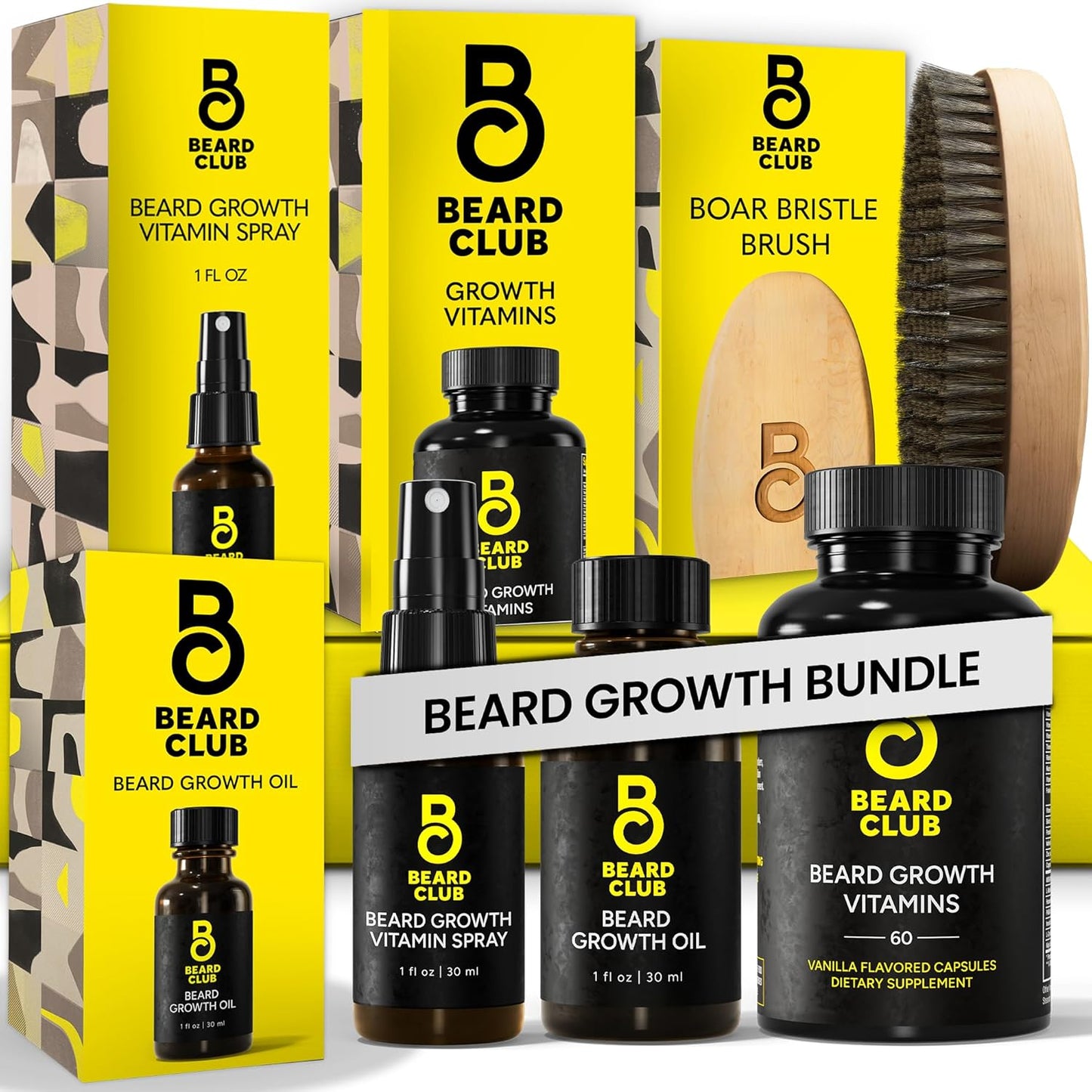 Beard Club Premium Beard Growth Kit for Healthy Facial Hair