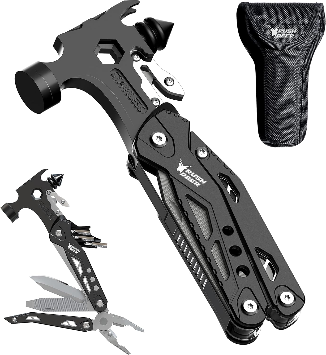 RUSH DEER 16-in-1 Multitool - Ultimate Dad Gift