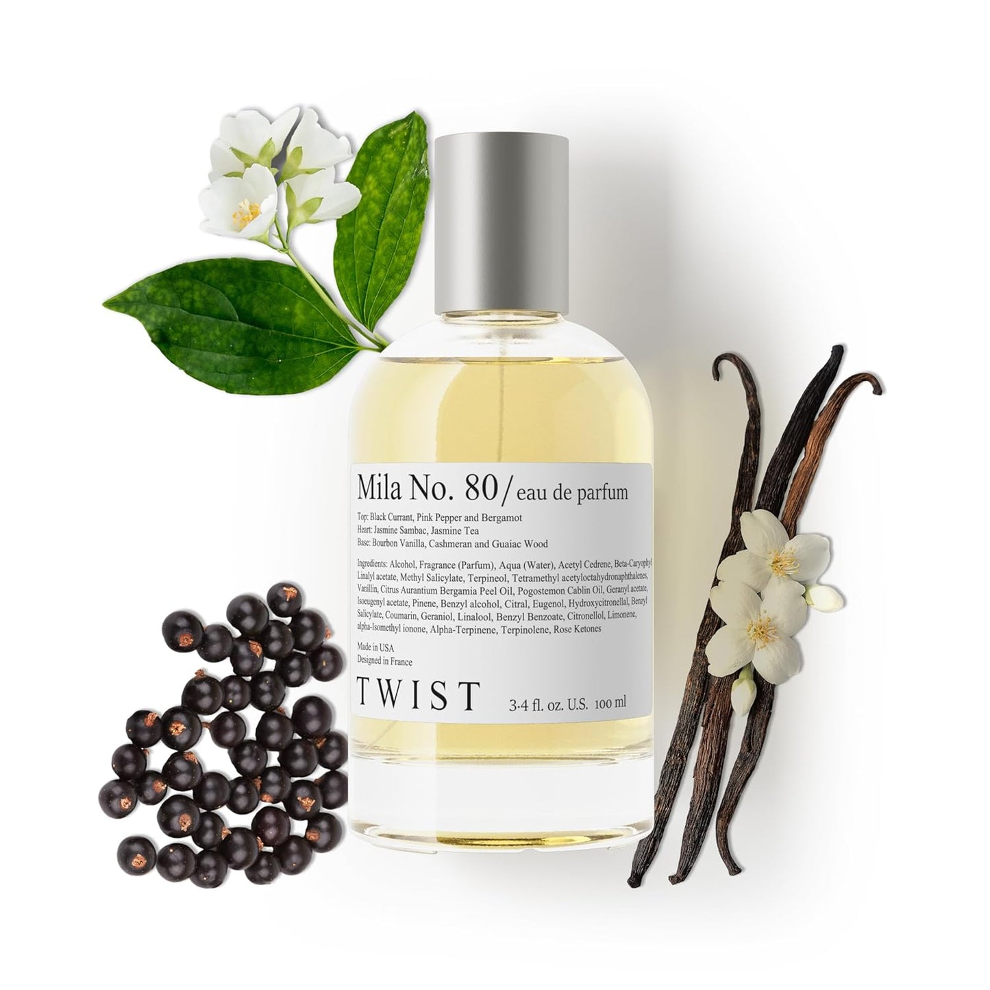 Twist Mila No. 80 Eau De Parfum - Long-Lasting Floral Fragrance