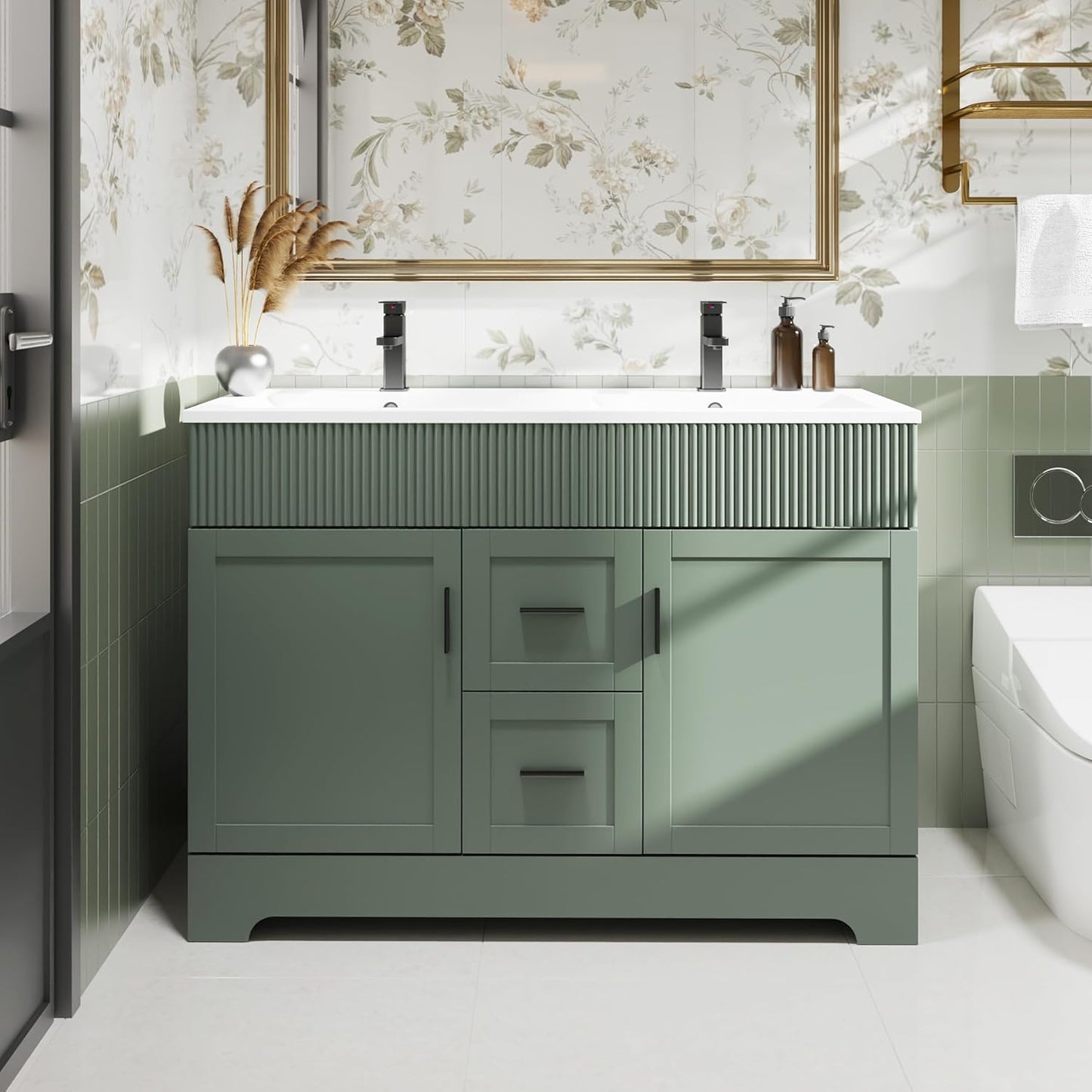 eclife 48 in Bathroom Vanities Sink Combo with Modern Design