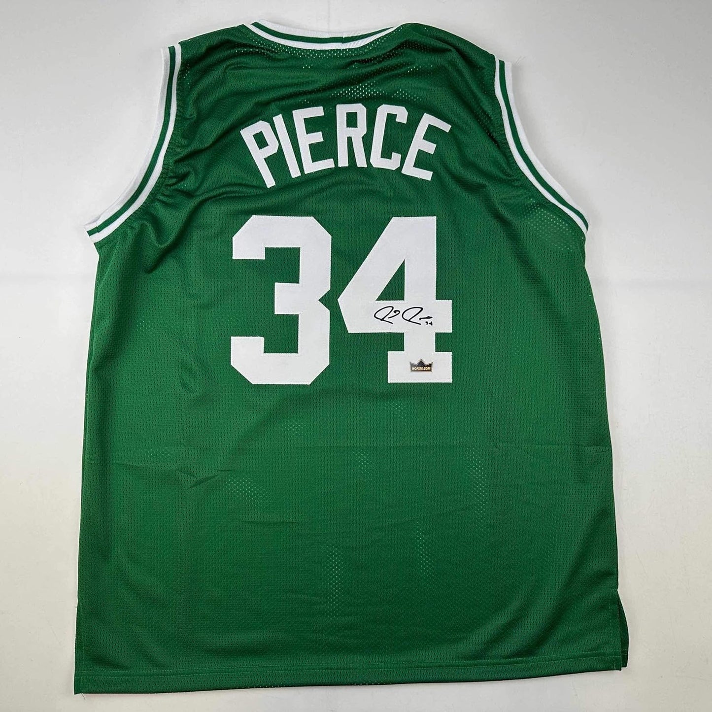 Facsimile Autographed Paul Pierce Boston Green Reprint Jersey XL